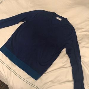 Zadig & Voltaire Men's Merino Wool Sweater Blue XL